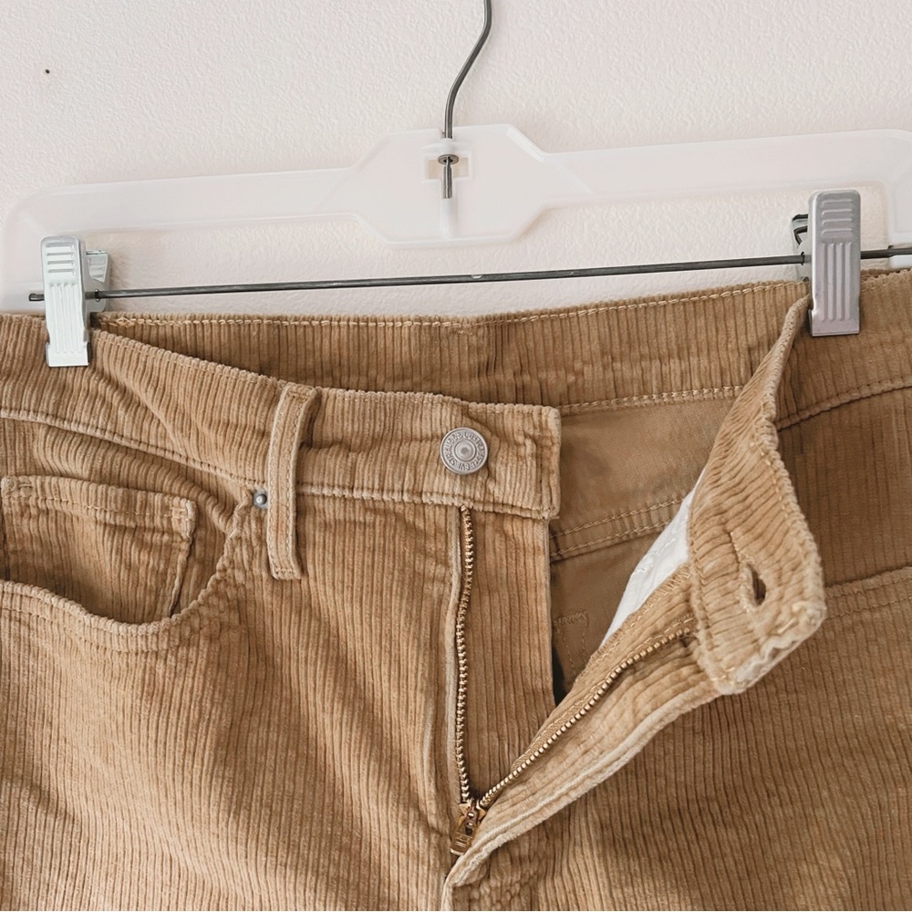 Levis tan brown wide wale corduroy pants size 30x30 - Picture 7 of 9
